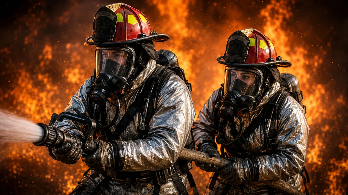 Entrenamiento bomberos